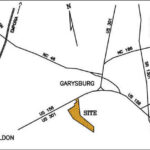 Map of Deerfield Subdivision near Garysburg, NC - Lots for sale